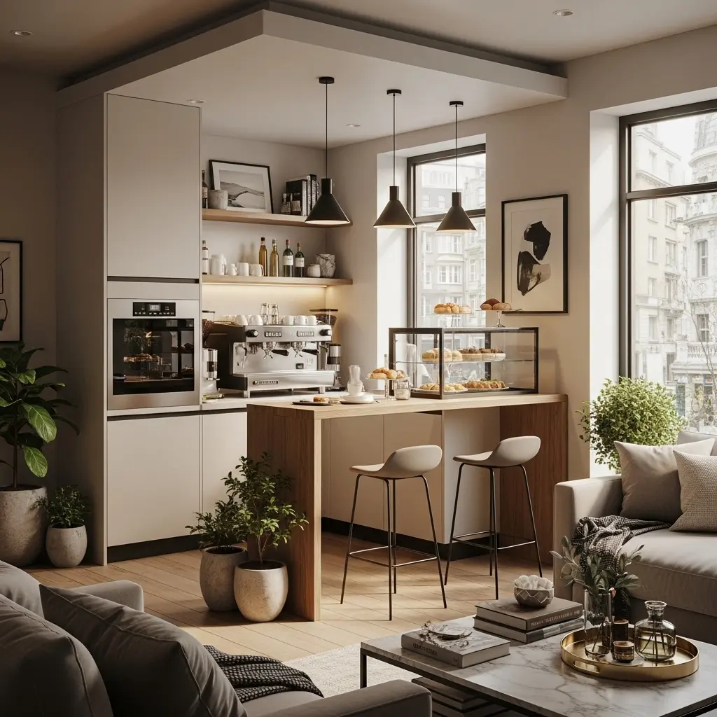Modern Coffee Corner Design
